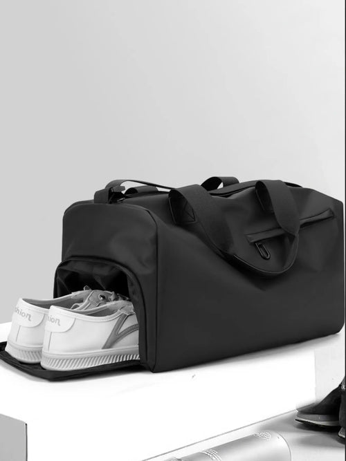 Unisex Sports Gym Bag, Fitness Bag, Short Trip Handheld Travel Duffle, Weekender Gym Bag, Large Capacity Wet Dry Separation Swim Bag, Sneaker Bag, Gym Duffel Bags with Shoe Compartment, Athletic Bag