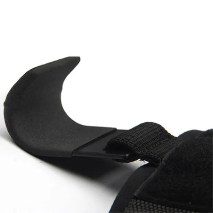 Weight Lifting Hook Grips with Wrist Wraps Hand-Bar Wrist Strap Gym Fitness Hook Weight Strap Pull-Ups Power Lifting Gloves