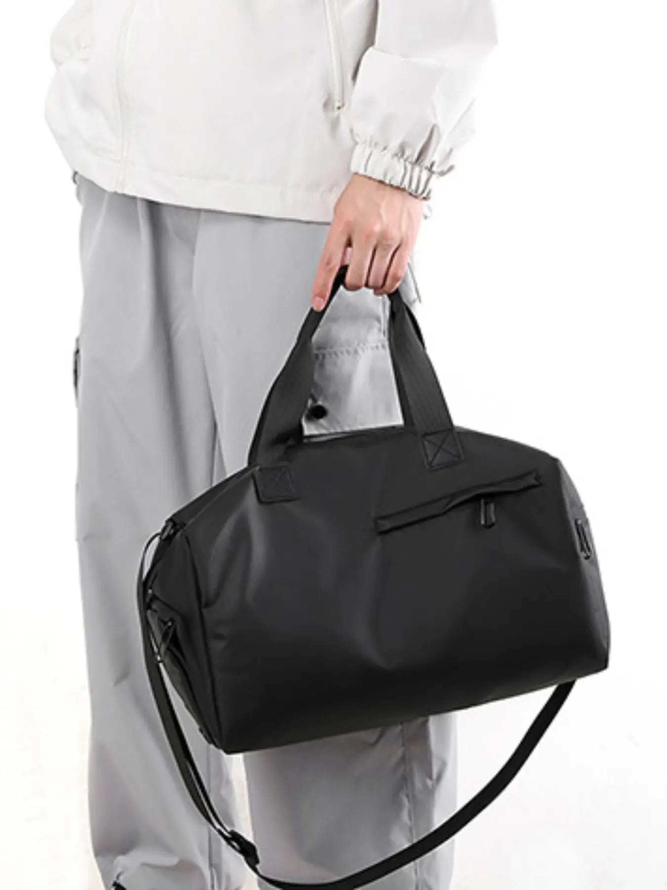 Unisex Sports Gym Bag, Fitness Bag, Short Trip Handheld Travel Duffle, Weekender Gym Bag, Large Capacity Wet Dry Separation Swim Bag, Sneaker Bag, Gym Duffel Bags with Shoe Compartment, Athletic Bag