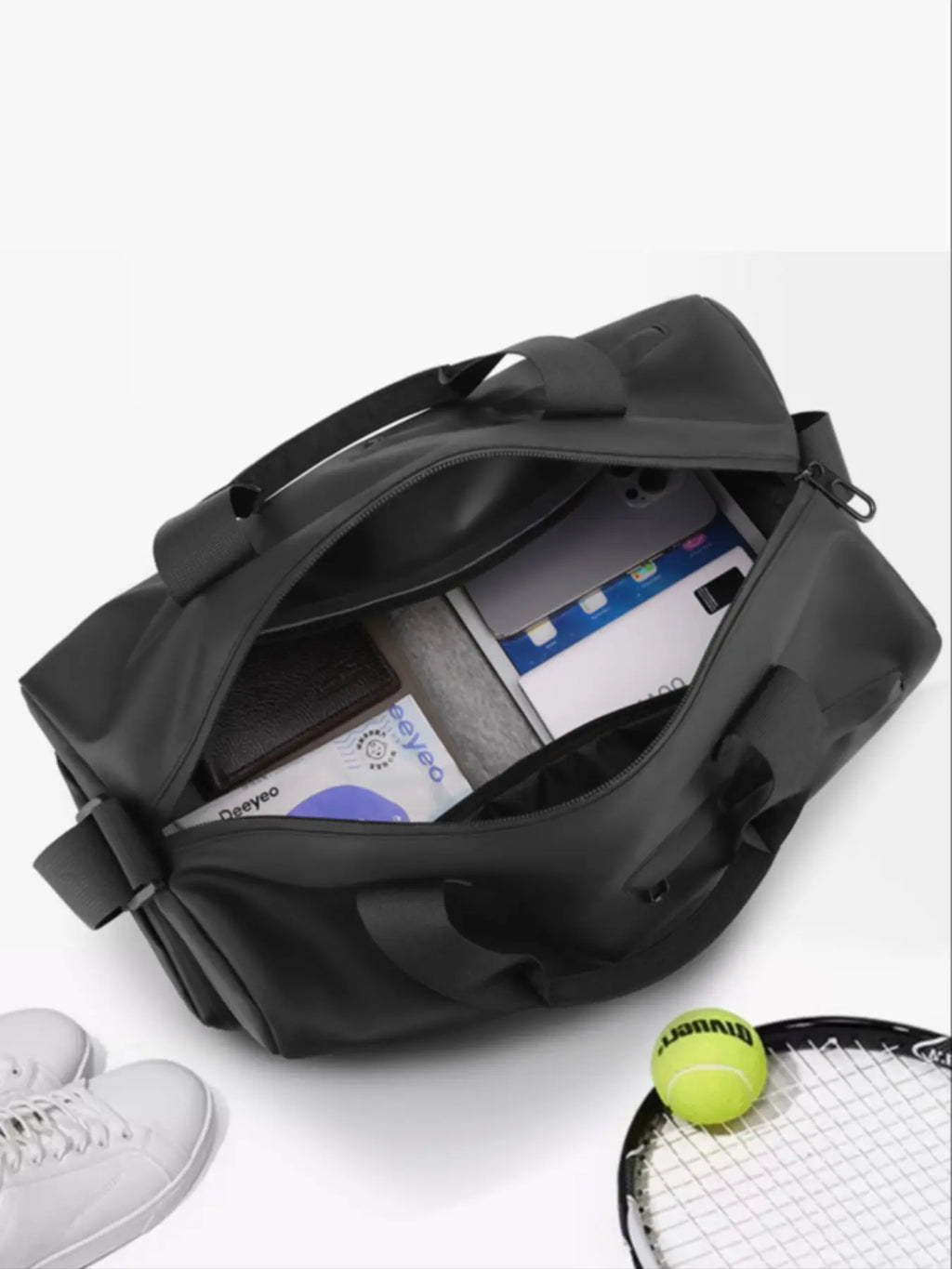 Unisex Sports Gym Bag, Fitness Bag, Short Trip Handheld Travel Duffle, Weekender Gym Bag, Large Capacity Wet Dry Separation Swim Bag, Sneaker Bag, Gym Duffel Bags with Shoe Compartment, Athletic Bag