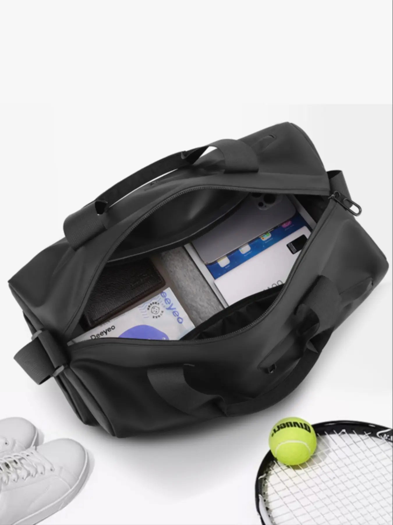 Unisex Sports Gym Bag, Fitness Bag, Short Trip Handheld Travel Duffle, Weekender Gym Bag, Large Capacity Wet Dry Separation Swim Bag, Sneaker Bag, Gym Duffel Bags with Shoe Compartment, Athletic Bag